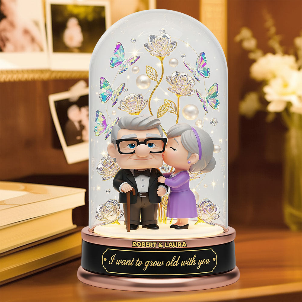 Old Couple Plaque - Personalized Gifts For Couple 02nati100625-Homacus