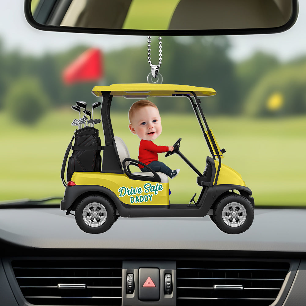 Drive Safe Car Ornament - Custom Photo Gifts For Dad 01ohti200625-Homacus