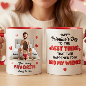 Couple The Best Thing Accent Mug - Personalized Gifts For Couple 02kiti270126-Homacus