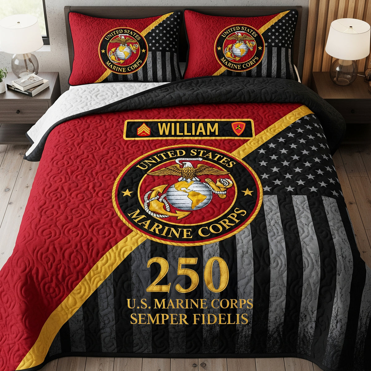 Veteran Quilt Bedding Set - Personalized Gifts For Veteran 04ohti060825-Homacus