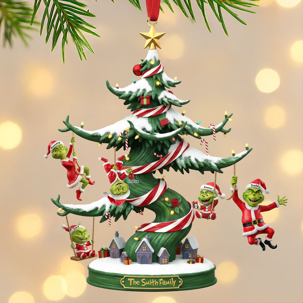 Mischief Family Christmas Personalized Ornament Gifts For Family 04TOTI161025-Homacus