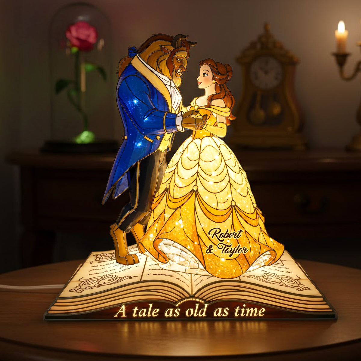A Timeless Love Story Light Box - Personalized Gift For Couples 05HYTI281125-Homacus