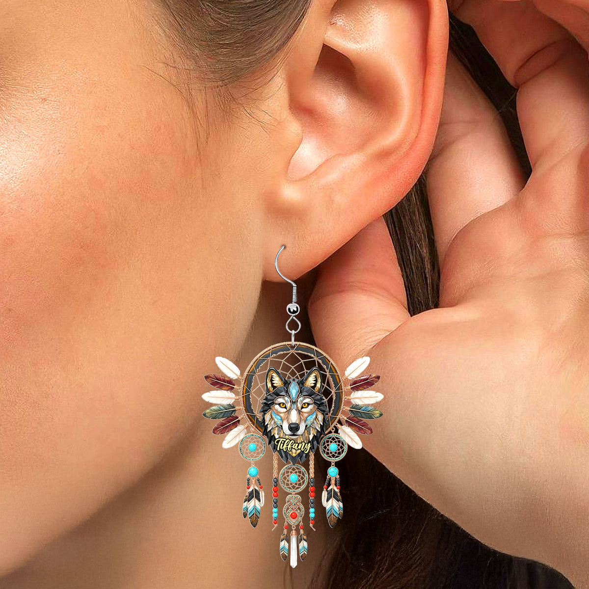 Native American Earrings - Personalized Gifts For Her 02nati200625-Homacus