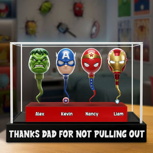 Super Sperm Dad Plaque - Personalized Gifts For Dad 04ohti170525-Homacus