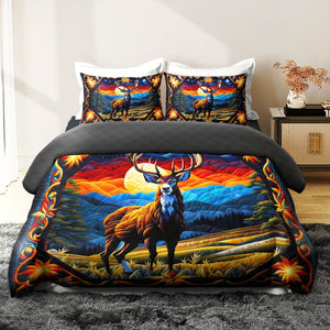 Deer Lover Quilt Bed Set 04huti200125-Homacus