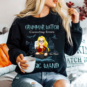 Personalized Gifts For Teacher, Magical Grammar Witch 03QHTI280824PA-Homacus