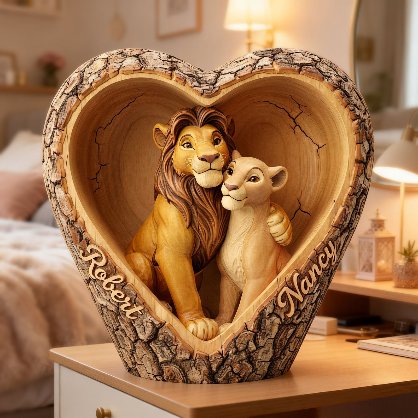 Romantic Couple Acrylic Plaque - Personalized Gifts For Couple 05nati090126-Homacus