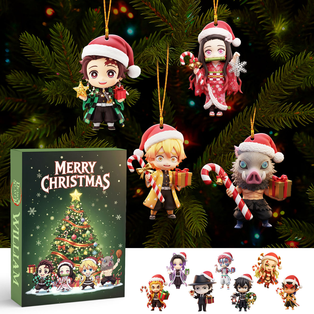 Anime Christmas Advent Calendar Blind Box - Personalized Gifts For Anime Lovers 03pgti111025-Homacus