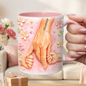 Hold Hand Coffee Accent Mug - Personalized Gifts For Mother's Day 01huti090126-Homacus