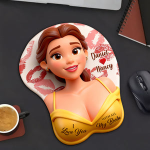 Sassy Girl 3D Mouse Pad - Personalized Gift For Couples 01NATI191225-Homacus