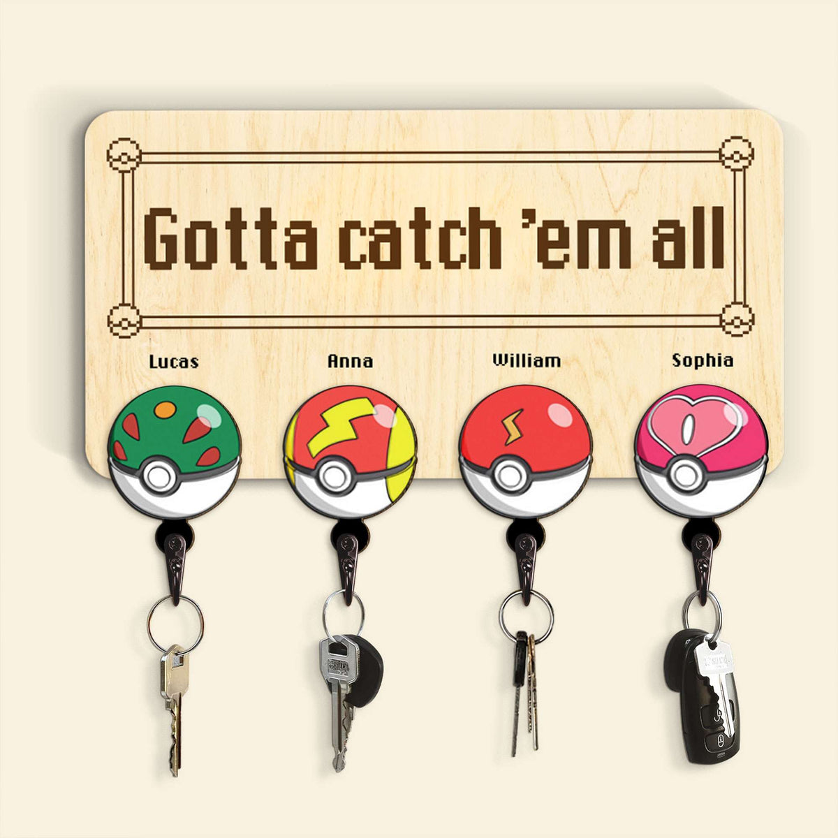 Personalized Gifts For Family Wood Key Hanger 06ohti310524-Homacus