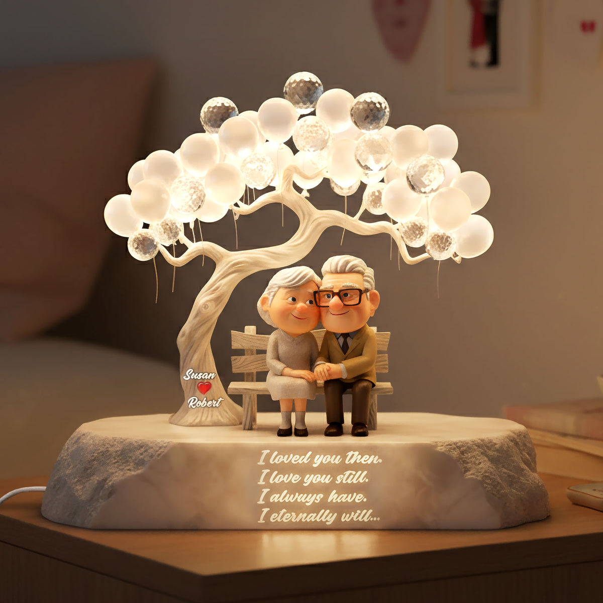 Couple Light Box - Personalized Gifts For Couple Custom Shape Acrylic Light Box 05KITI201225-Homacus