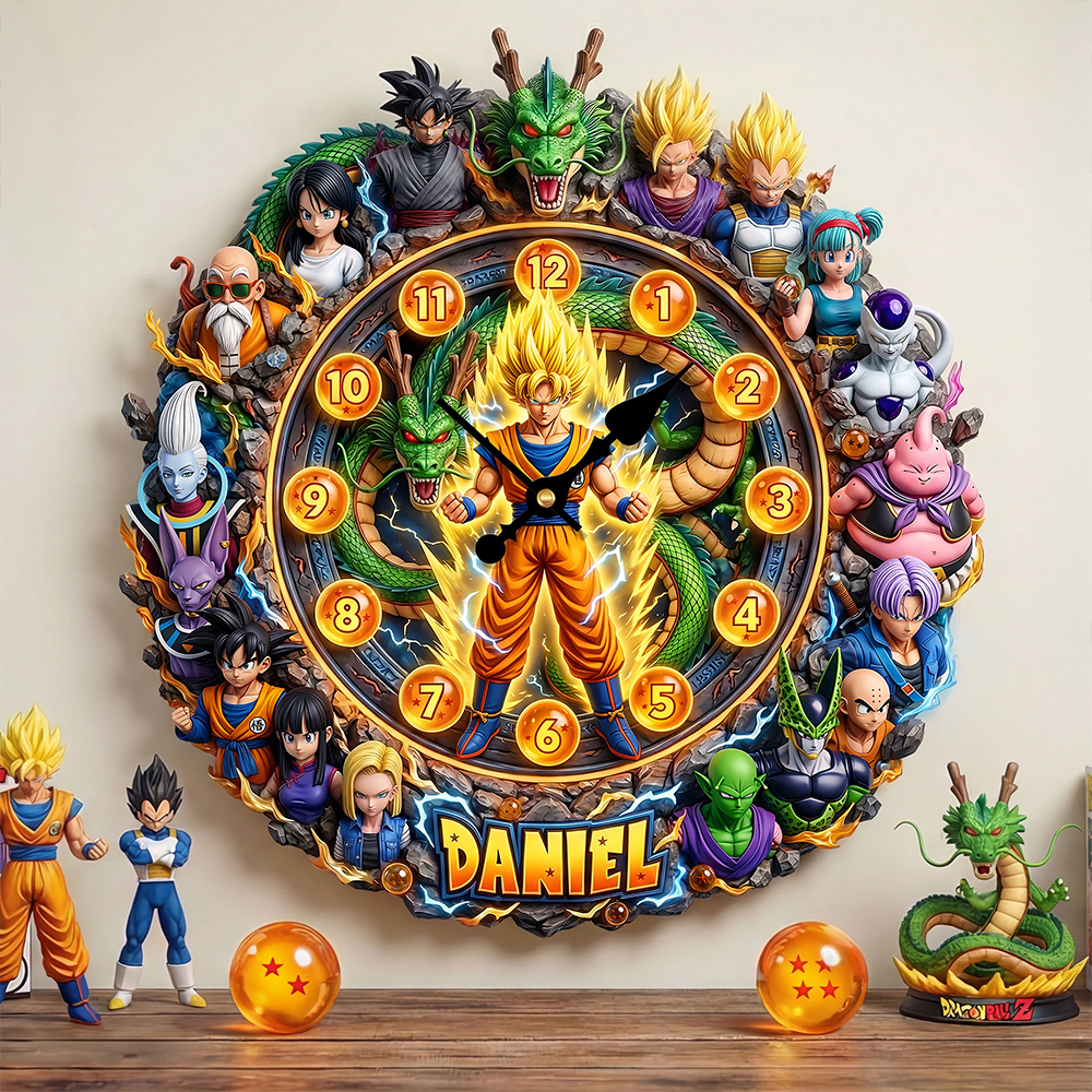 Legendary Acrylic Wall Clock Personalized Gifts 06HUTI050326-Homacus
