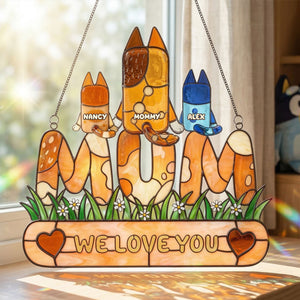 Love You Mom Suncatcher - Personalized Gifts For Mothers 03ohti170326-Homacus