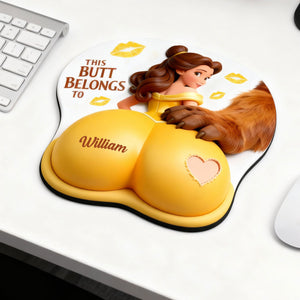 Cheeky Touch Couple 3D Mouse Pad - Personalized Gifts For Couples 03PGTI300126-Homacus