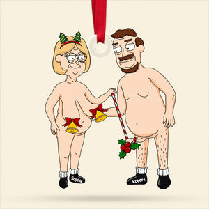 Personalized Christmas Gift For Couple Ornament Naughty Couple 063ACTI041124PA-Homacus