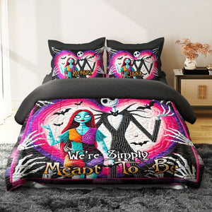 Personalized Gifts For Horror Couple Quilt Bedding Set 07tgti100125-Homacus