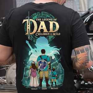 The Legend Of Dad Shirt - Personalized Father's Day Gifts 02NATI040526-Homacus