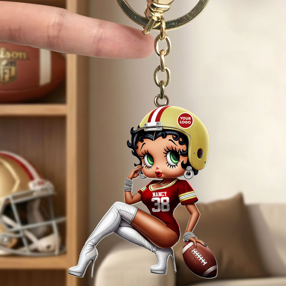 Sport Lover Keychain - Personalized Gifts For Sport Fans Keychain 07HUTI280126-Homacus