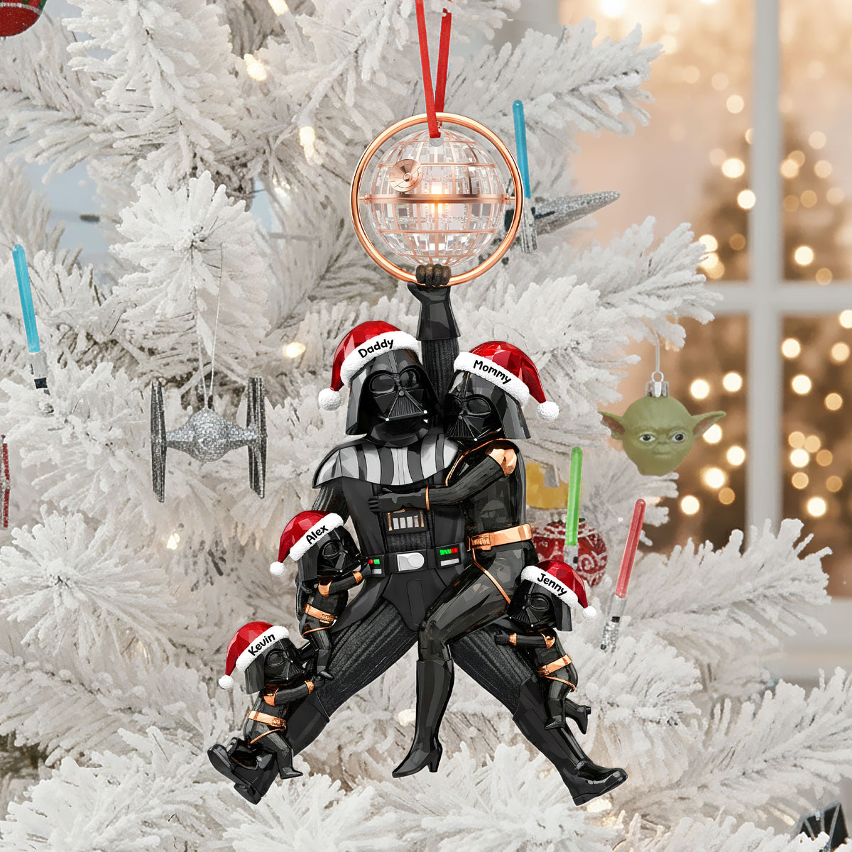 Cosmic Family Tree Ornament - Personalized Gifts For Family 01QHTI240925-Homacus