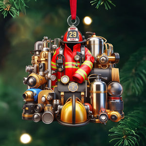 Personalized Gift For Firefighter Christmas Ornament 02OHTI201124-Homacus