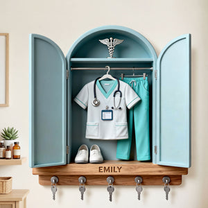 Nurse Uniform Key Hanger - Personalized Gifts For Nurse 03toti171225-Homacus