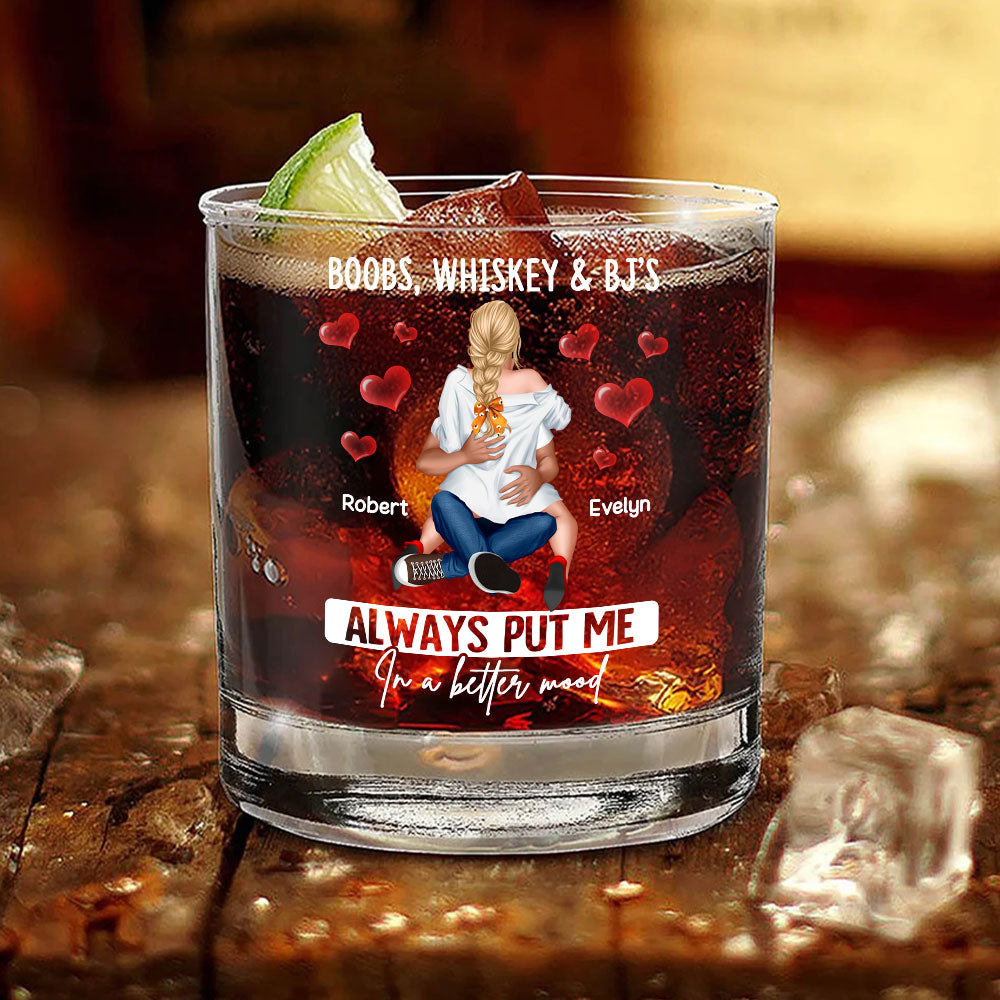 Couple Whiskey Glass - Personalized Gifts 02nati050225-Homacus