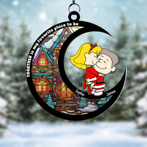 Personalized Gifts For Couple Suncatcher Ornament 03kadc160724hg-Homacus