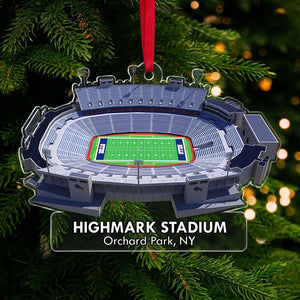 Personalized Gifts For American Football Fan Ornament, Football Stadium Field Ornament 03qhti161024-Homacus