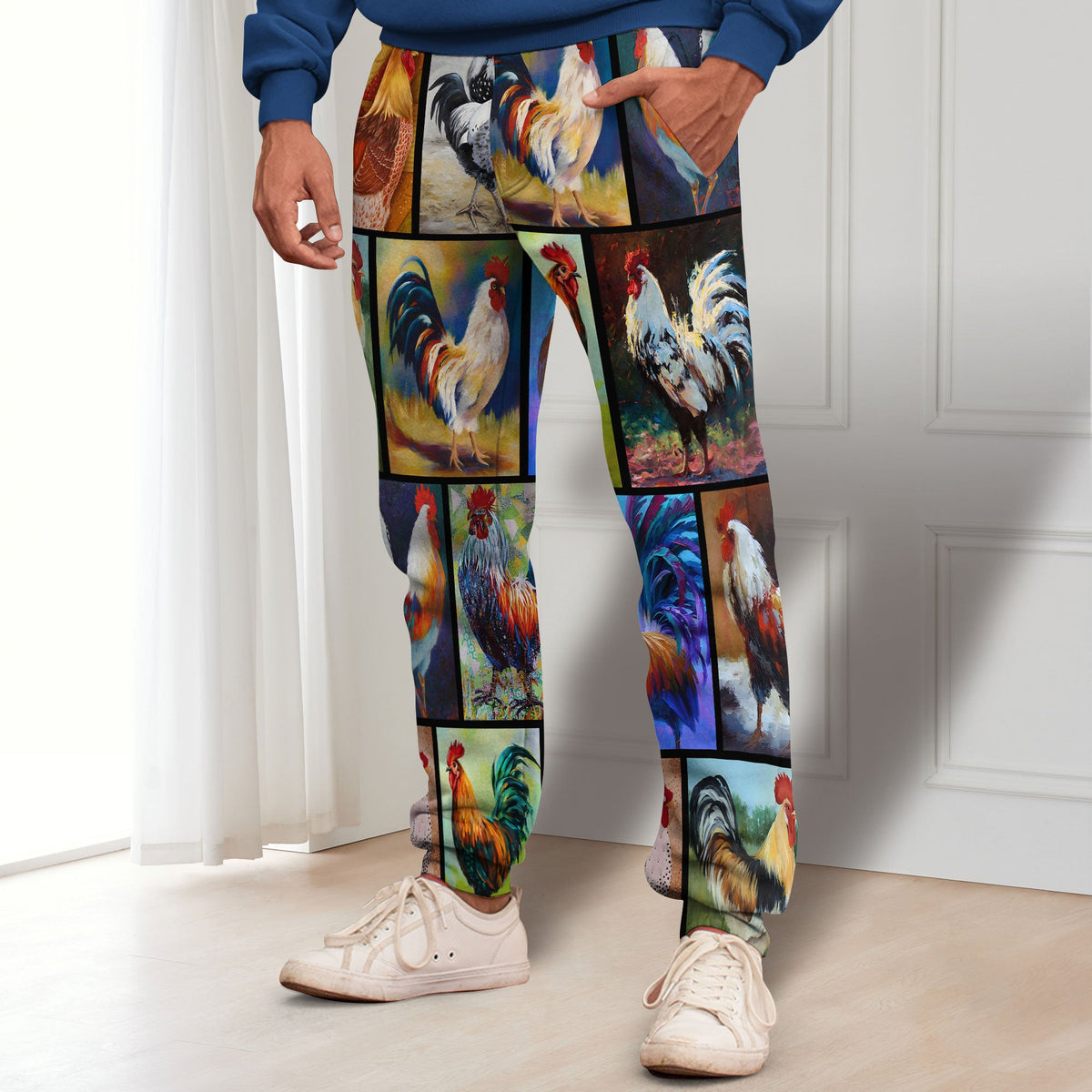 Personalized Gifts For Chicken Lover Sweatpants, Rooster Art 05qhti261224-Homacus