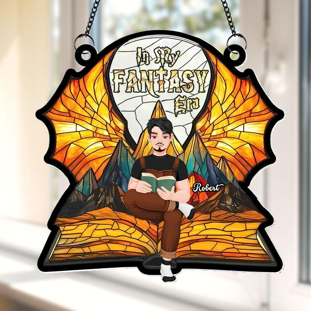Personalized Gifts For Book Lover Suncatcher Ornament Fantasy Book 015xqti060125pa-Homacus