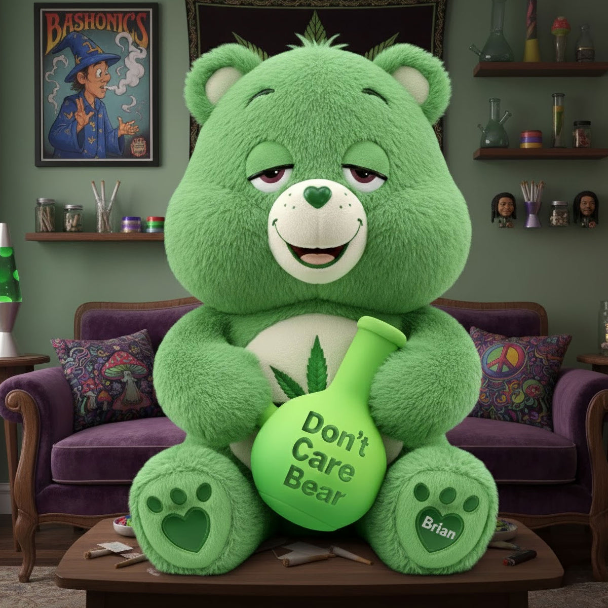 High Vibes Only Stoner Pillow - Personalized Gift For Stoners 01TOTI101225-Homacus