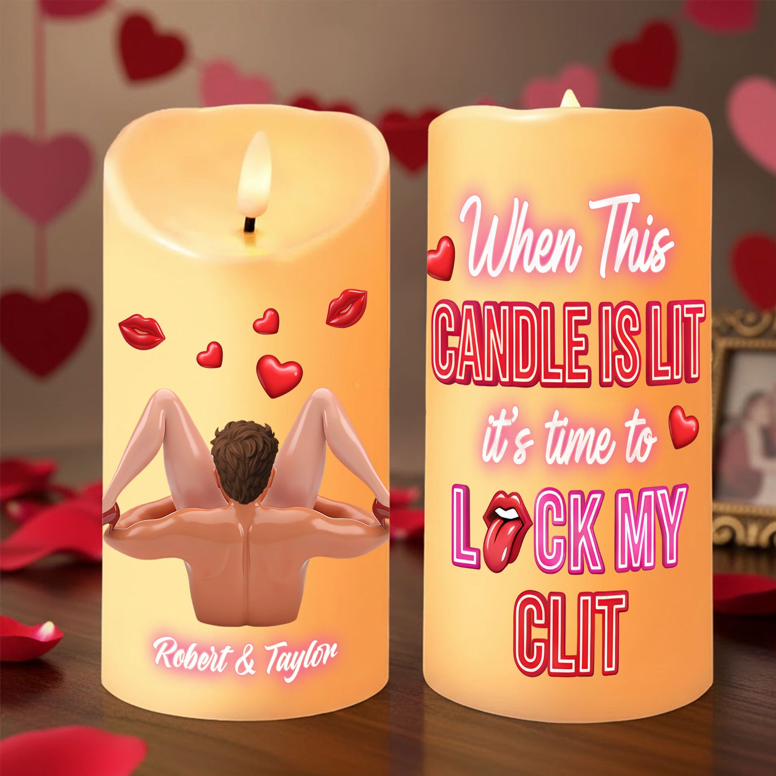 Naughty Couple LED Candle - Personalized Gifts For Couple 03ohti281125-Homacus