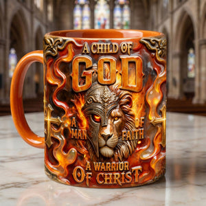 Lion Of Judah Warriors In Fire Accent Mug, Personalized Gifts For Christians 01qhti200126-Homacus