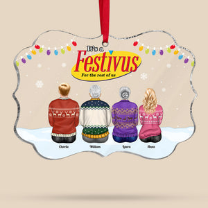 Personalized Gifts For Family Christmas Ornament 01acti201124 A Festivus For The Rest Of Us-Homacus