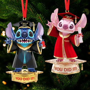 Cute Monster Graduation Ornament - Personalized Gifts For Graduates 03nati131025-Homacus