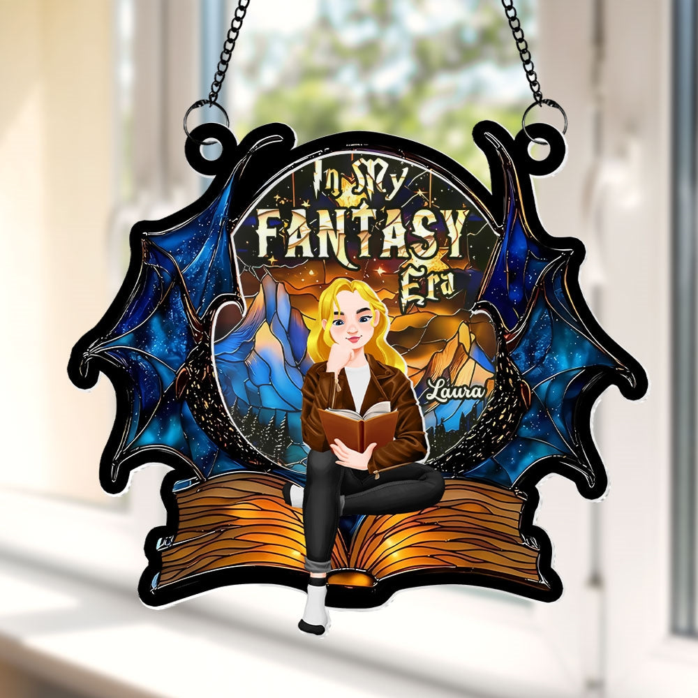 Personalized Gifts For Book Lover Suncatcher Ornament Fantasy Book 013xqti060125pa-Homacus