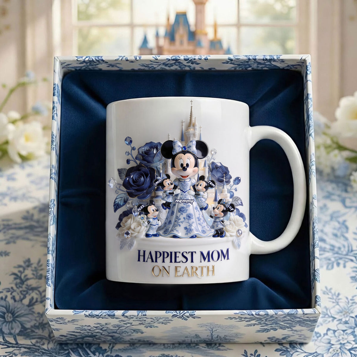 Happiest Mom Fairytale Coffee Mug - Personalized Gifts For Mom 01PGTI150426-Homacus
