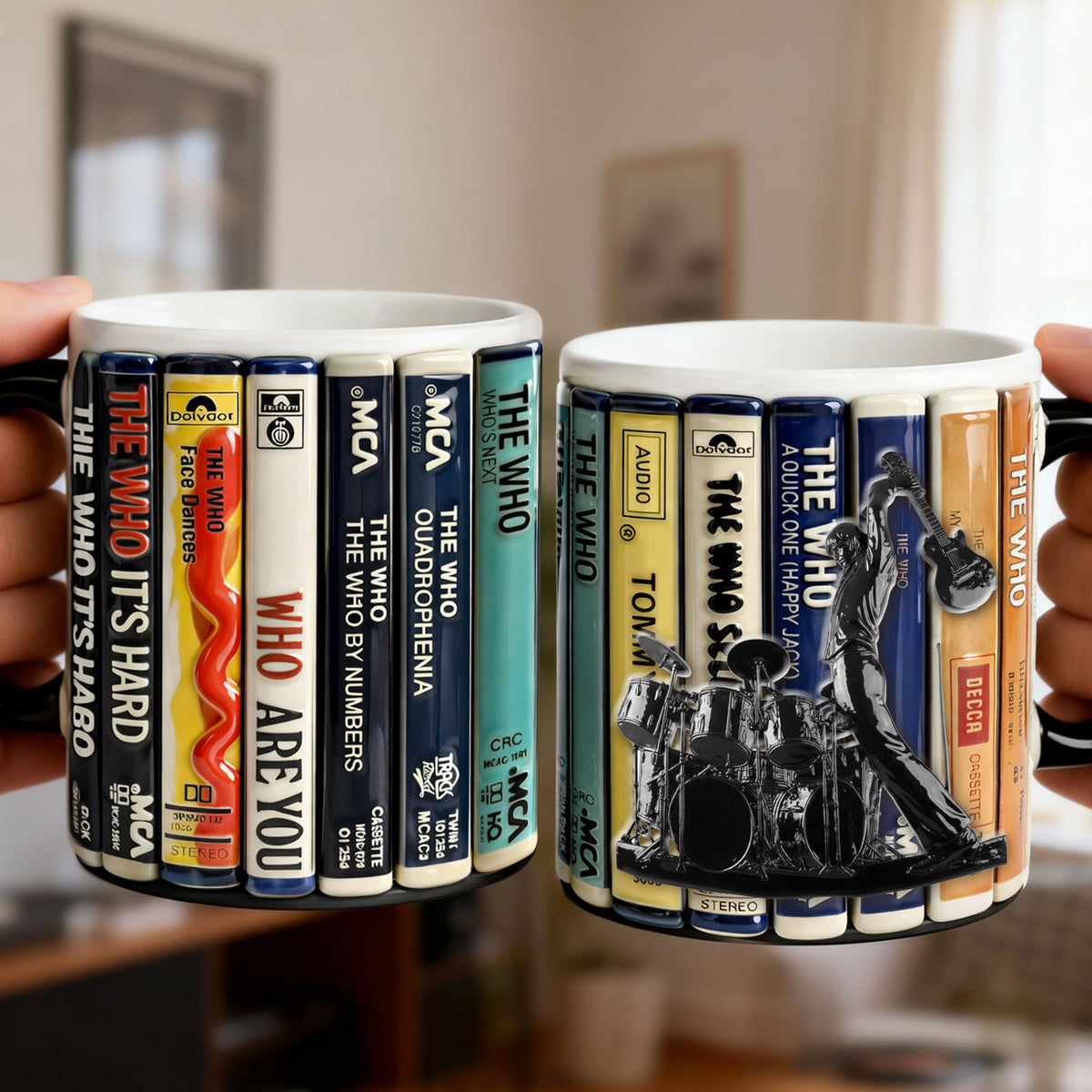 Cassette Tape Music Coffee Accent Mug - Personalized Gifts For Music Lover Coffee Mug 02NATI240126-Homacus