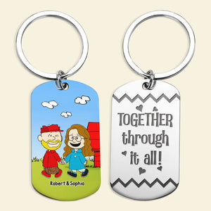 Personalized Gifts For Couple Keychain 05HUTI080624HH-Homacus
