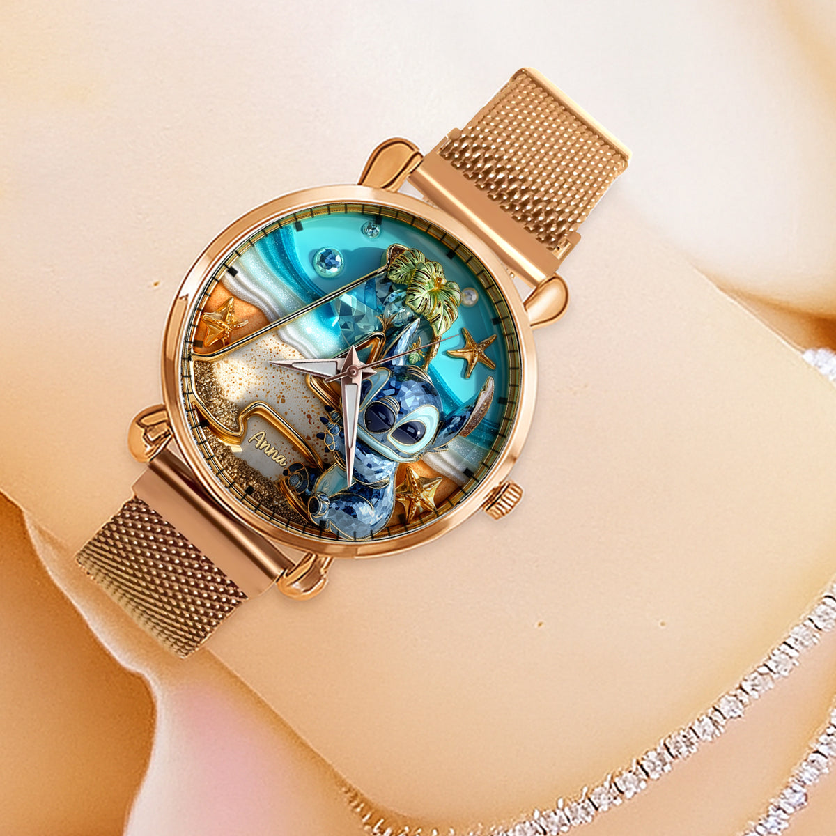 Cute Blue Alien Quartz Watch - Personalized Gifts For Movie Lovers 01tgti210725-Homacus