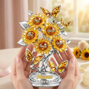 Blooming Love Acrylic Plaque - Personalized Gifts For Mom 04KITI030326-Homacus