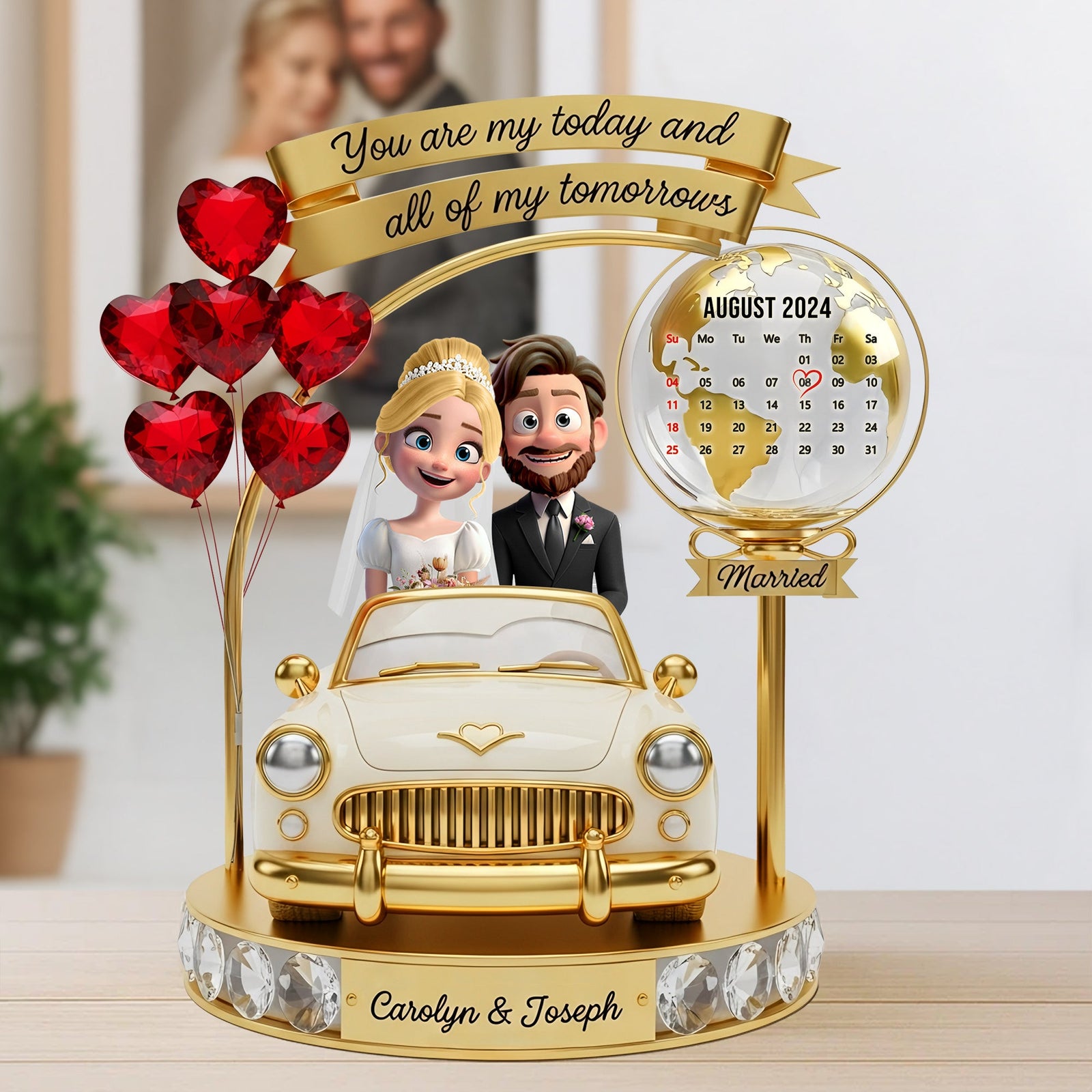 Anniversary Wedding Couple Plaque - Personalized Gifts For Couple 05tgti100725-Homacus