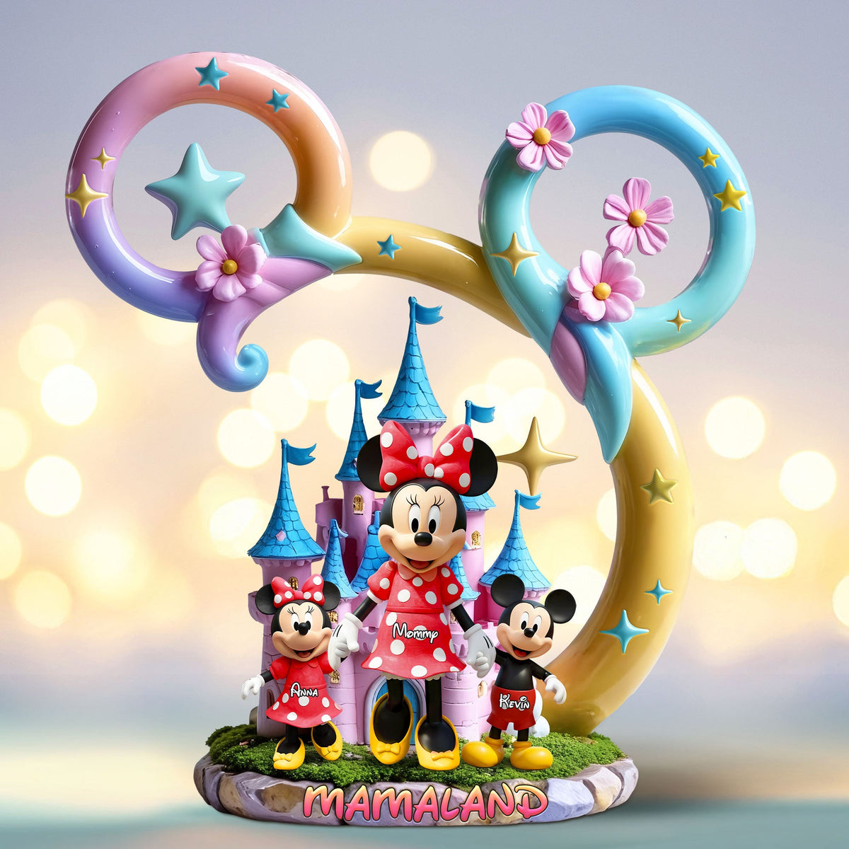 Mama Mouse Plaque - Personalized Gifts For Mom 01qhti210425-Homacus