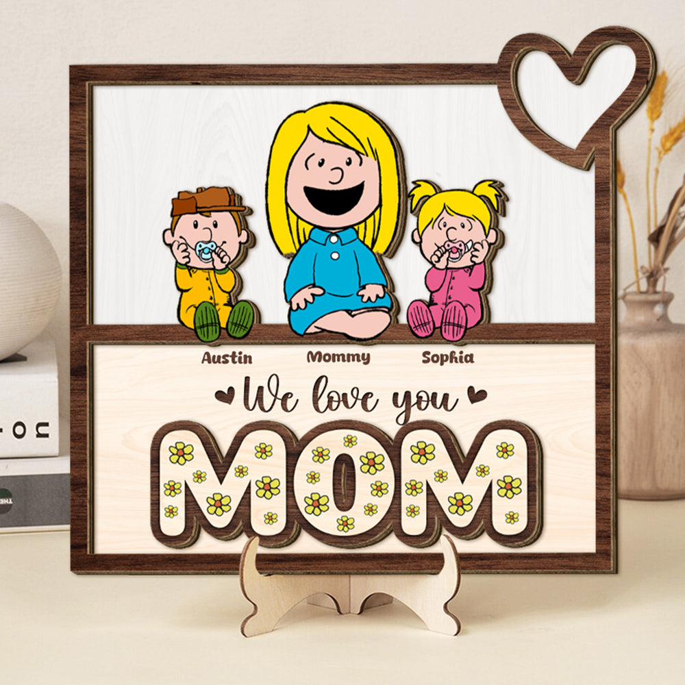 Personalized Gifts For Mom Wood Sign 04ohti060125hh-Homacus