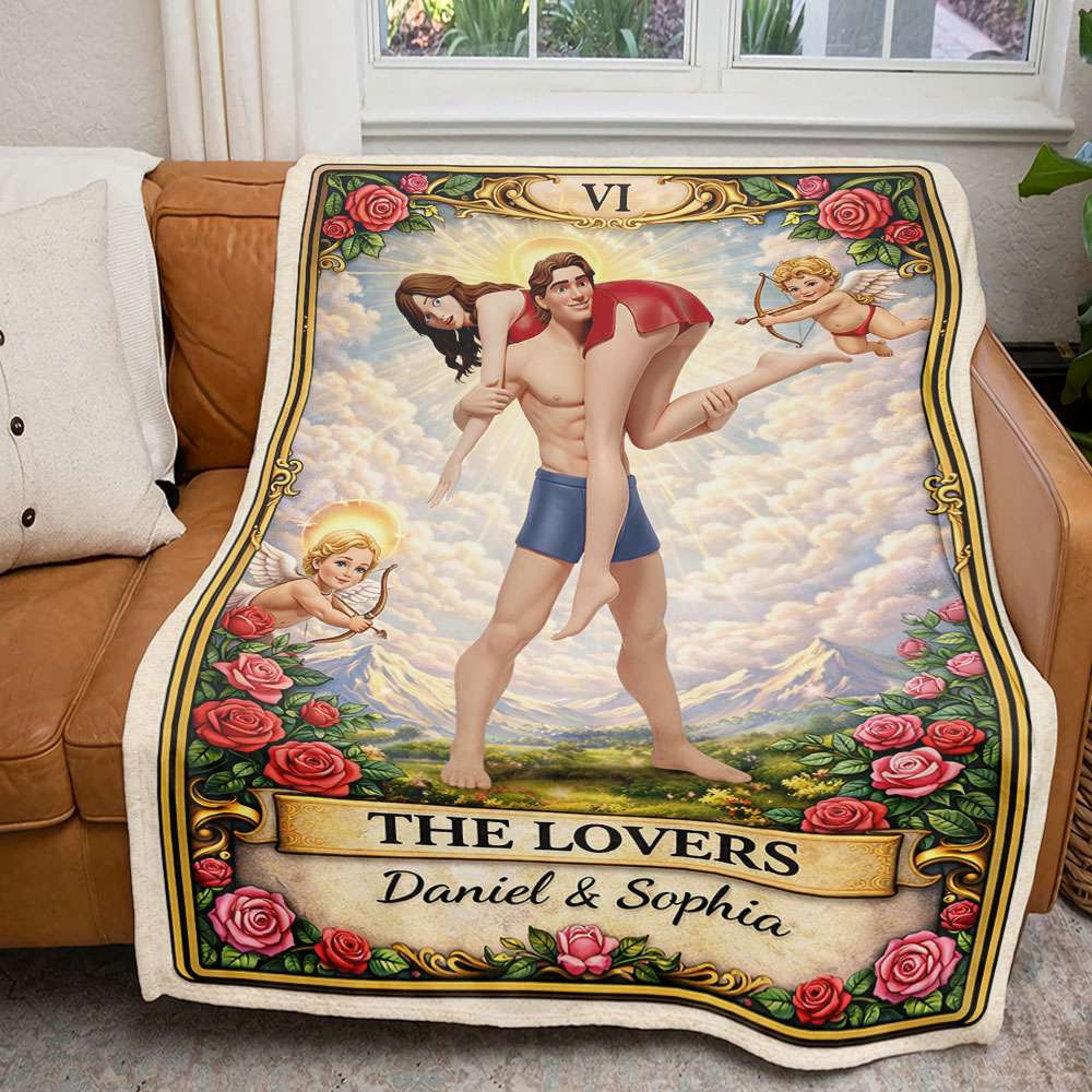 The Lovers Blanket - Personalized Gifts For Couple 01huti020226-Homacus