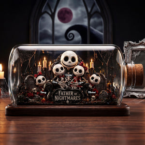 Spooky Dad And Kids Acrylic Plaque - Personalized Gifts For Dads 02toti240426-Homacus