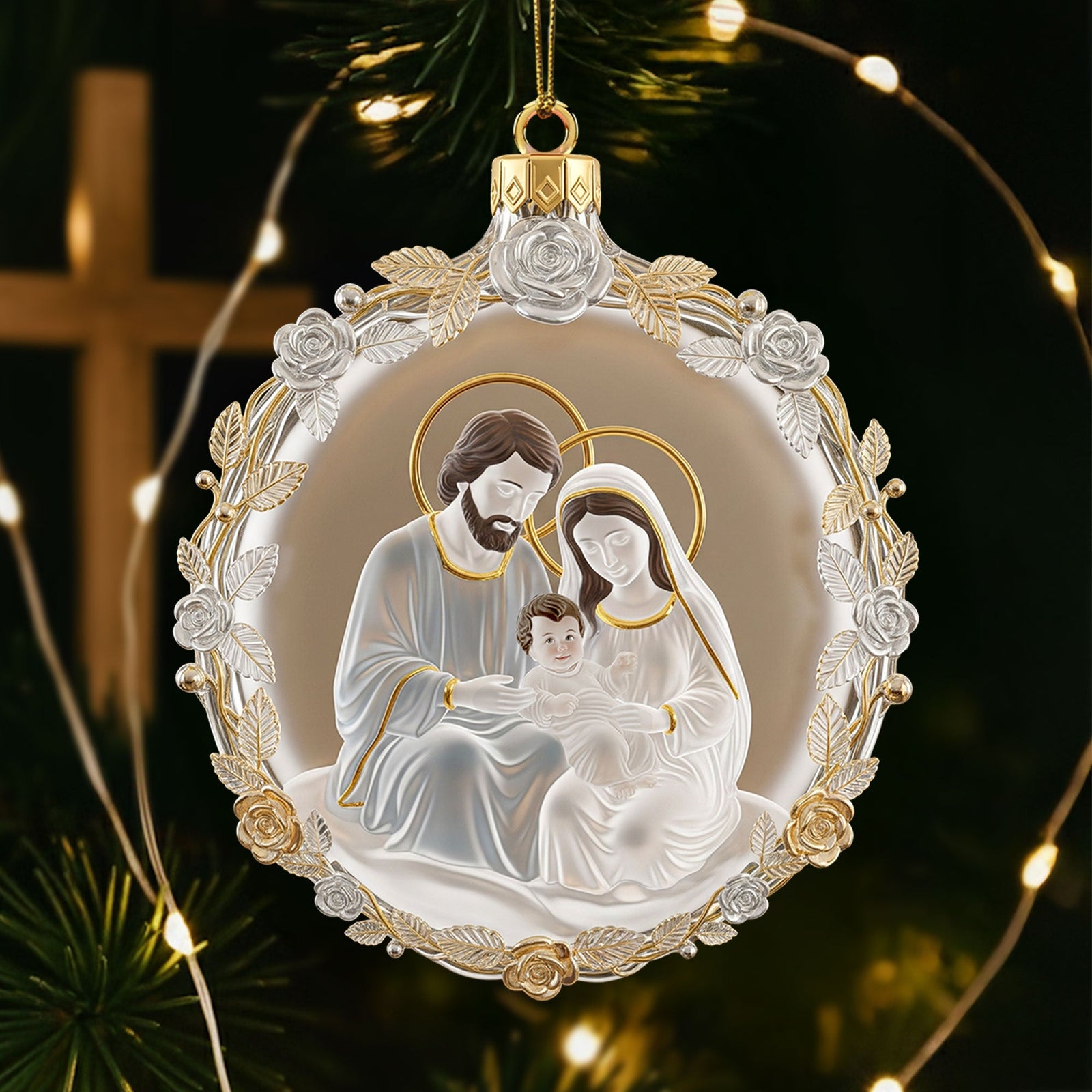 The Holy Family Ornament - Gifts For Family 01pati080925-Homacus