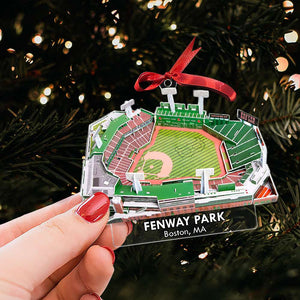 Personalized Gift For Baseball Lovers, Baseball Stadium Field Ornament 02QHTI161024-Homacus