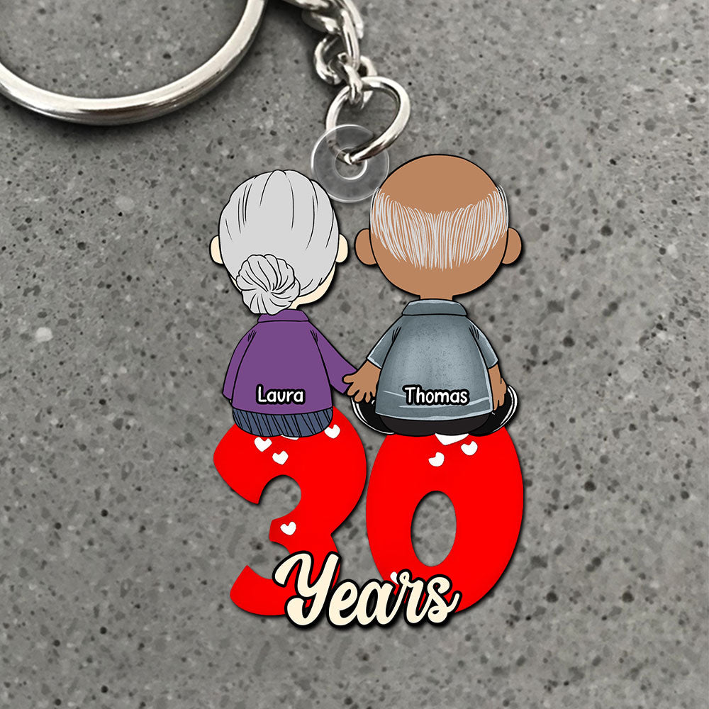 Personalized Gifts For Couple Keychain 04ohti031224hg-Homacus